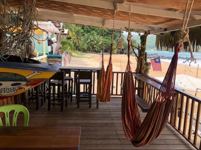 Beach Shack Chalet - Garden View Aframe Big Unit Kampong Juara Buitenkant foto